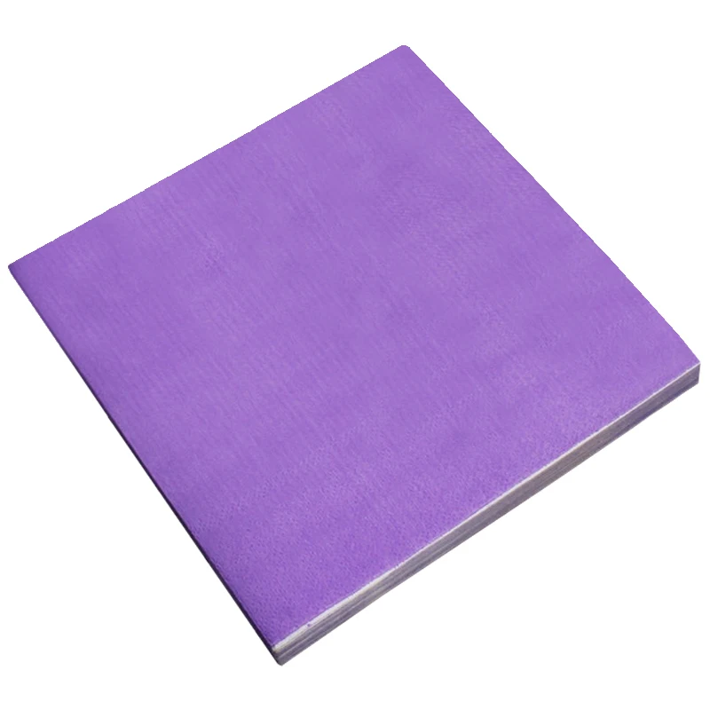 

1 pack Solid Color Printed Paper Napkin-purple