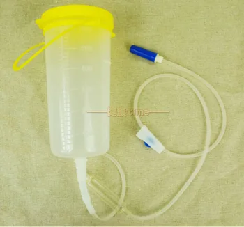 

600ml Home Medical coffee enema bag barrel bottle defecation bowel colon hydrotherapy spa instrument constipation detoxification