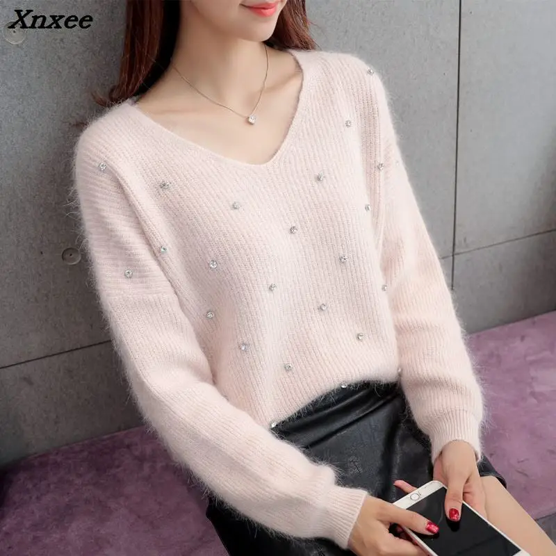 2018 Thickening turtleneck sweater female pullover Spring and winter basic shirt loose batwing sleeve long-sleeve top coarse | Женская