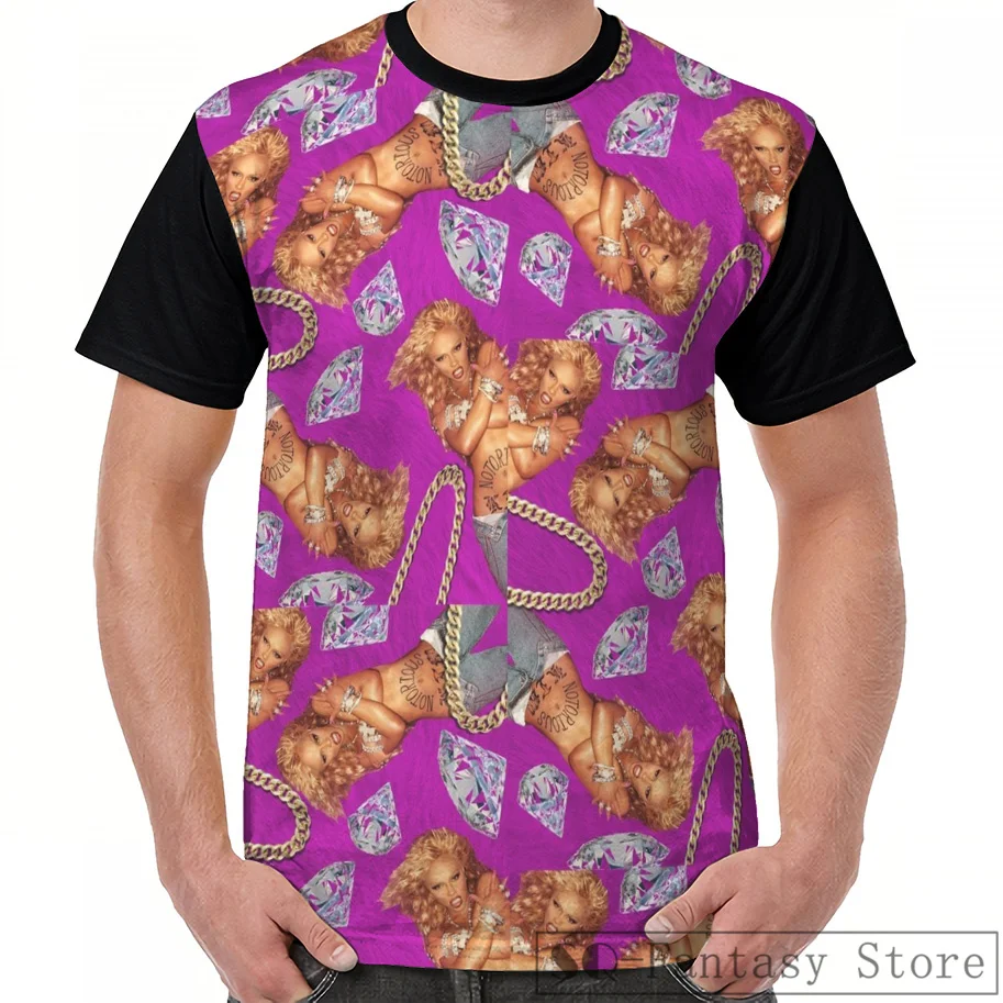 

Fashion Casual print men t shirt women tops tee Lil Kim Graphic T-Shirt men summer Short Sleeve cute tshirts