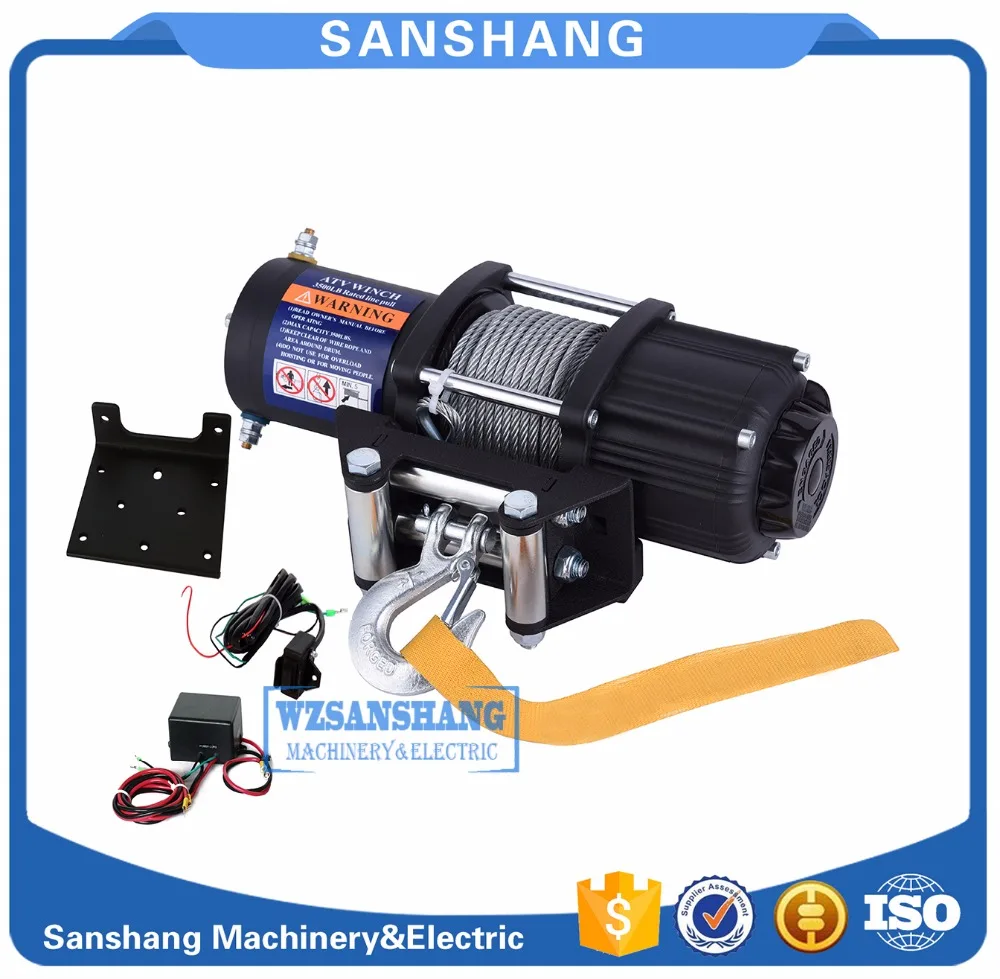 hot sale Mechanical brake 3500LB electric winch kits for ATV UTV off