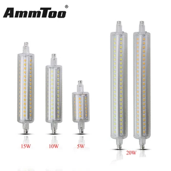 

Dimmable Led R7S 118mm 10W 5W 78mm SMD2835 Lampada Led R7S Lamp 15W 135mm 20W 189mm Horizontal Plug Led Light Halogen Floodlight