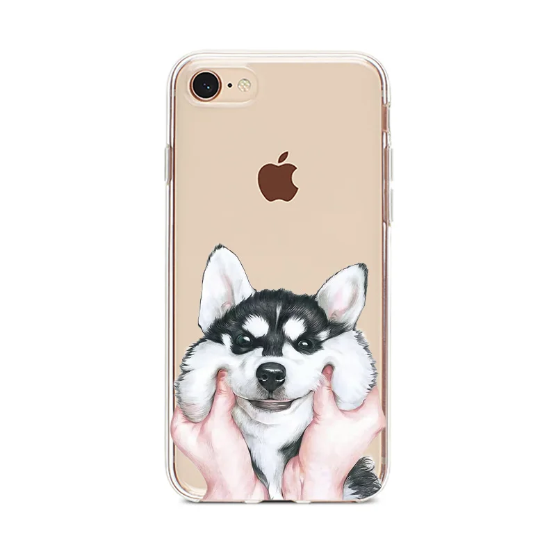 Силиконовые ТПУ чехлы для iPhone 6 6s 7 8 Plus X XR XS максимальный чехол телефона x xr xs