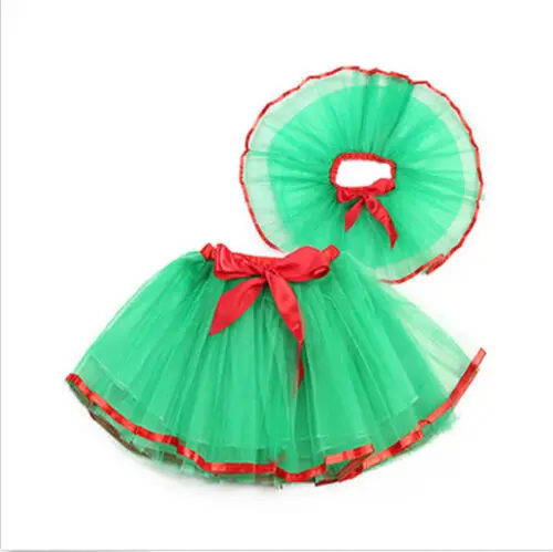 Рождественская юбка-пачка для маленьких девочек, зимние вечерние юбки для танцев, одежда для девочек