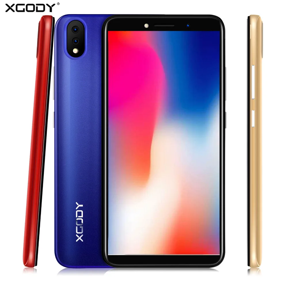 XGODY New 3G Mobile Phone 18:9 5.5 inch MTK6580 Quad Core 2GB RAM 16GB ROM 5MP Cameras Android 8.1 Smartphone XGODY New 3G Mobile Phone 18:9 5.5 inch MTK6580 Quad Core 2GB RAM 16GB ROM 5MP Cameras Android 8.1 Smartphone