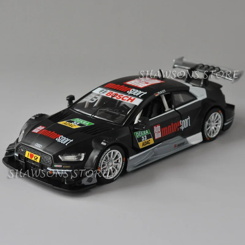 Литая брикета Audi RS 5 DTM копия гоночного автомобиля со звуком светильник|Наземный
