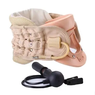 Family of cervical spondylosis of cervical vertebra tractor traction inflatable neck massager massage pillow body massager medical polymer envelope neck collar cervical spondylosis cervical holder torticollis cervical traction s m l