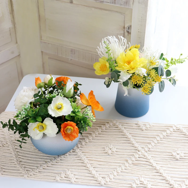 

Gradually sanding vase Ceramic Flower Arrangement Vase sets For Wedding Event Party Hotel Home Restaurant Decoration