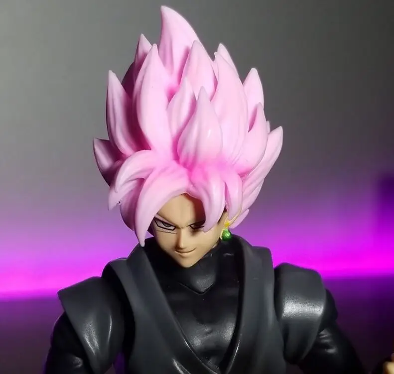 Jason Ko розовый волос и головной костюм для 1/12 Goku черный замасу аксессуары|Игровые