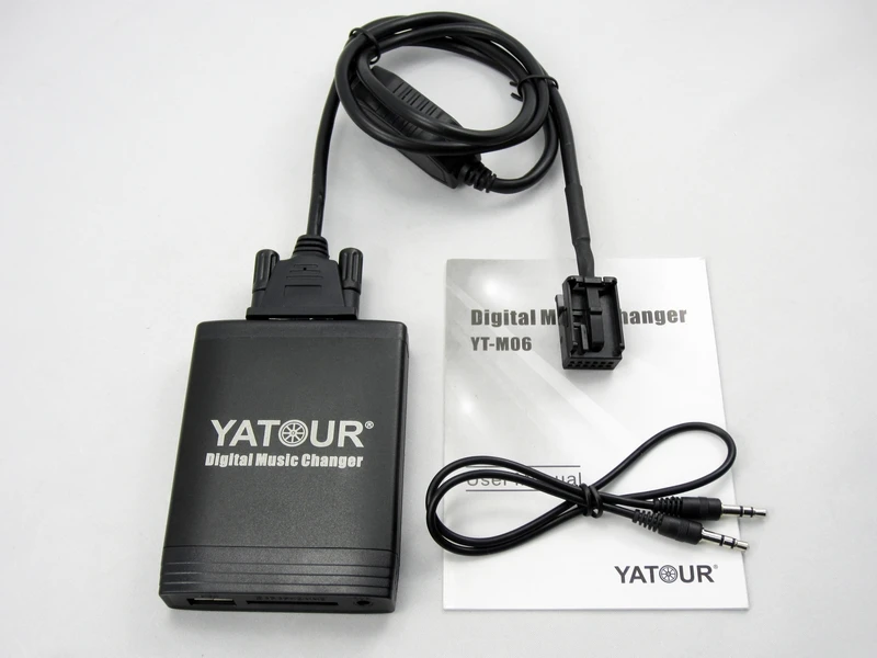 Runrain USB SD AUX Car MP3 Music CD Changer Adapter For Peugeot 307 407 Citroen C4 C5 
