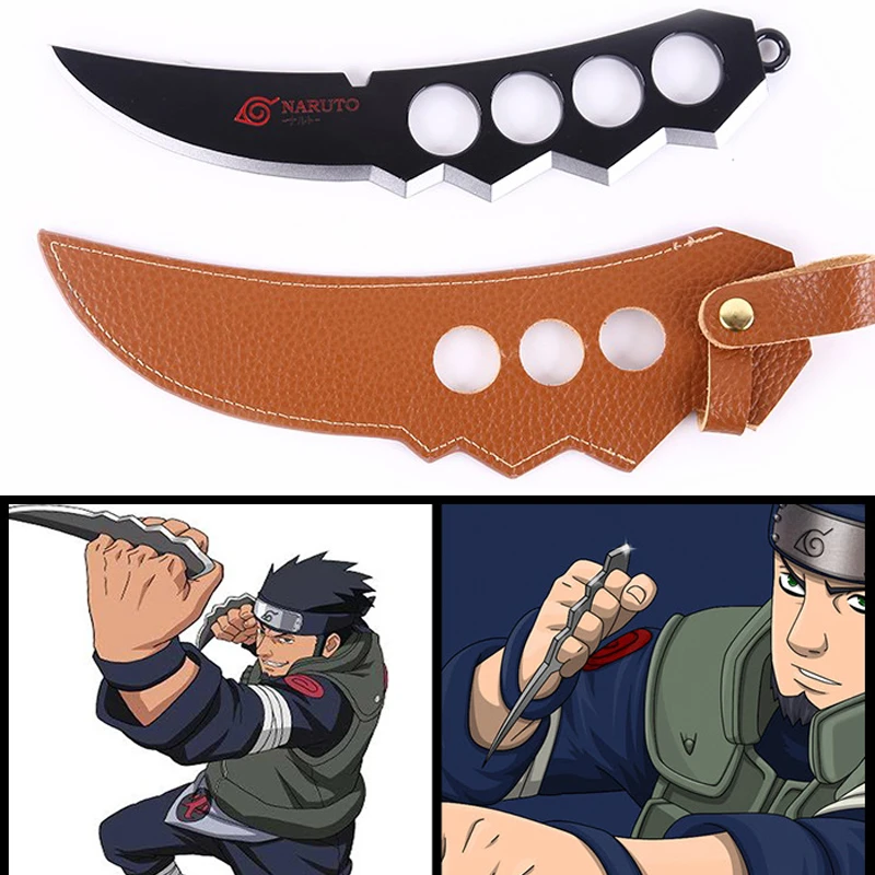 1 Pc 22 センチメートルナルト猿飛アスマクナイナイフ武器革ケースコスプレ子供のため大人 E Costume Props Aliexpress
