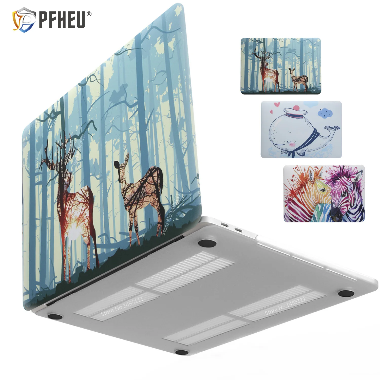 Озорной печати животных ноутбук чехол для MacBook Air Pro Retina 11 12 13 15 дюймов с сенсорной