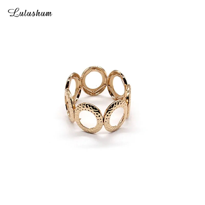 

SANYU Fit Pandora Bracelet For Women 2019 New Style Temperament Bangles Alloy Material Electroplated 20k Gold Bangles BR-1626