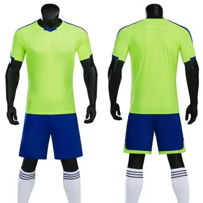 

SYNSLOVE design men darkline painting training running football soccer short sleeve sport jersey set loose plus size customized