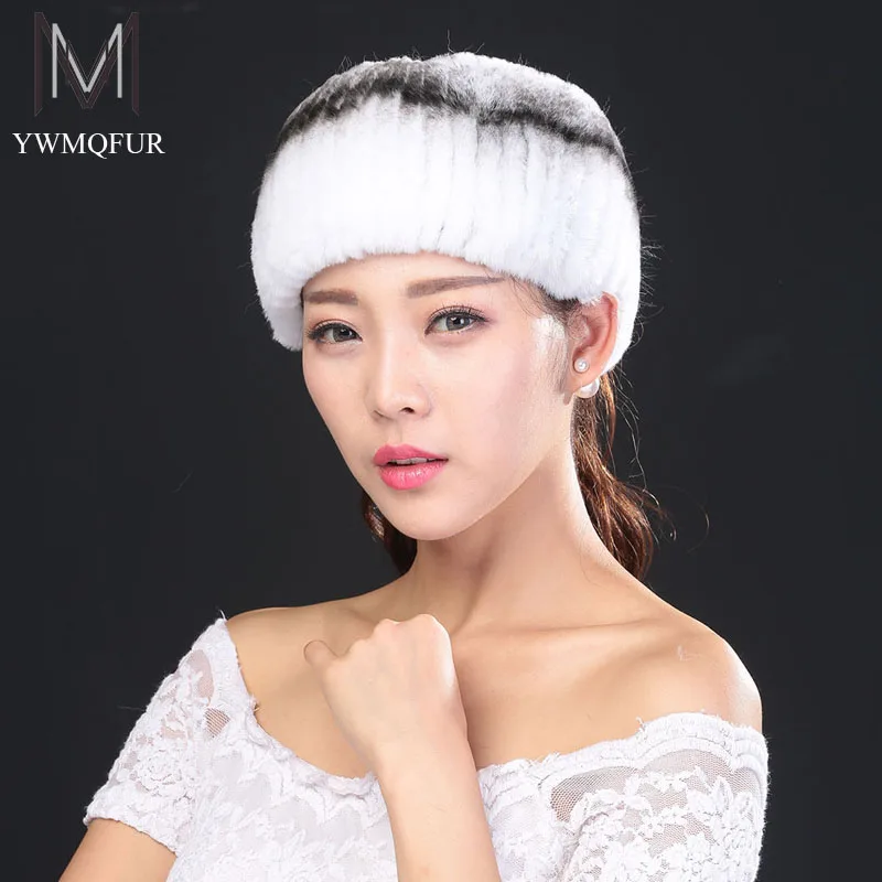 

Hot2016 newest fashion hairband fur headbands for women knitted 100%rex rabbit fur scraf for women real fur headwrap ear warmer