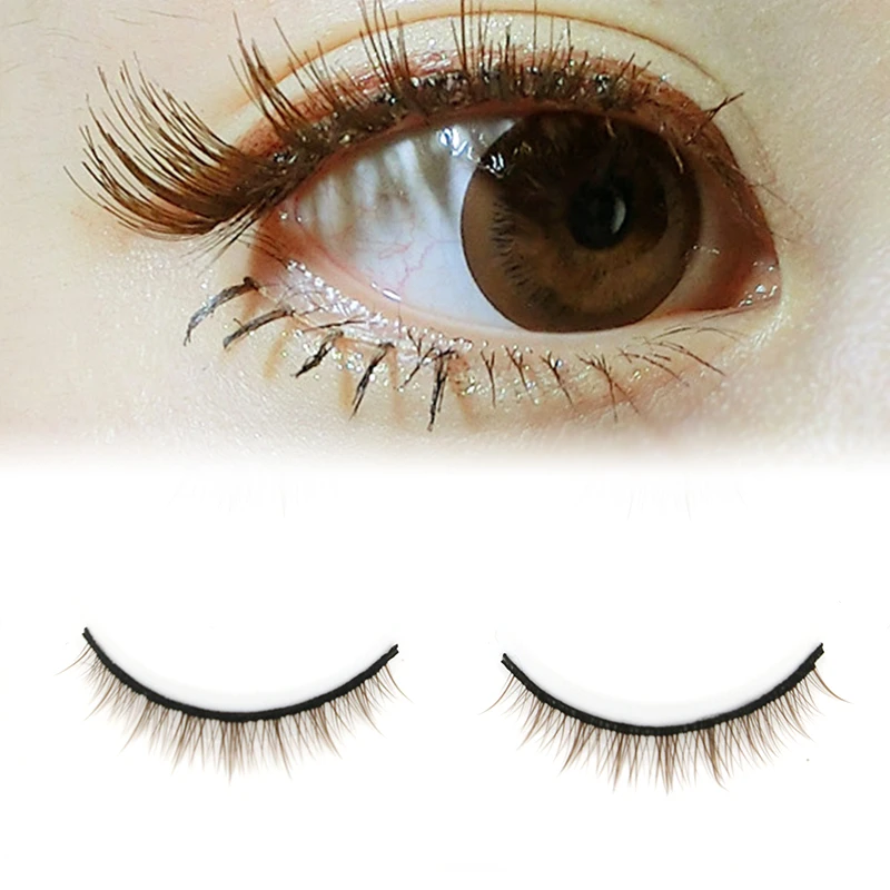 5ペア3dミンクまつげナチュラルクロスつけまつげショート汚いメイク偽アイまつげメイクアップ美容ツールmaquiagem つけまつげ Aliexpress