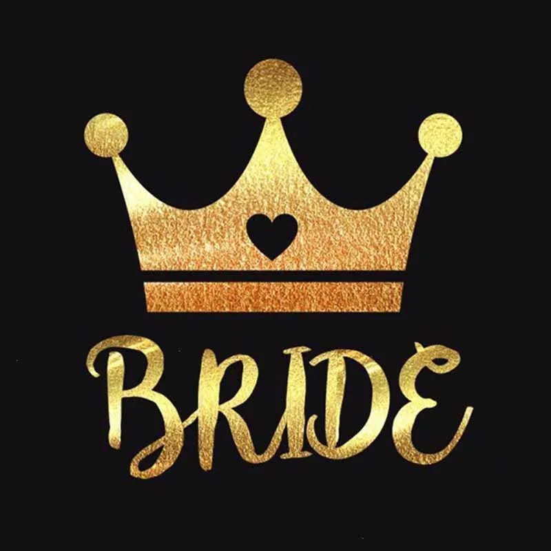 Команда надпись «Bride Tribe» Жених подружки невесты красного вина Стекло тату-наклейка для с надписью "Bride To Be" девичник вечерние свадебные украшения для душа подарок - Цвет: G