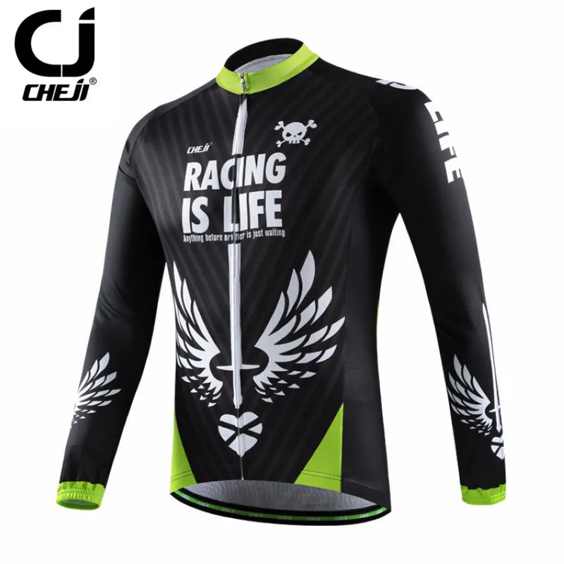 

Cheji Winter Long Sleeve Riding Cycling Jersey Mountain Bike Bicycle Sportswear Ropa Invierno Ciclismo Outdoor Cycling Clothing