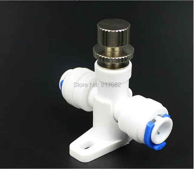 Adjustable Flow Restrictor Stainless Steel Fow Control Valve With 1/4