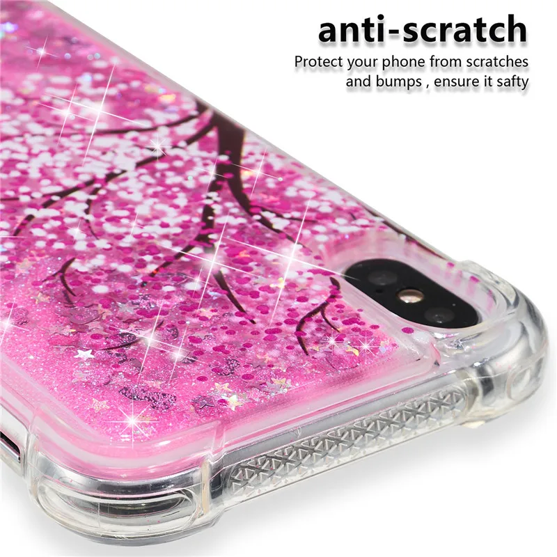 Wekays unicornio Quicksand funda para iphone X funda silicona TPU Dynamic Liquid Glitter funda para iphone 6 6 s 7 8 plus 5 5S Fundas