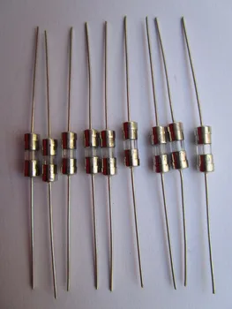 

3.6x10mm T10A 10Amp Slow Bow Miniature Glass fuses with Fine wire 1000 pcs per Lot