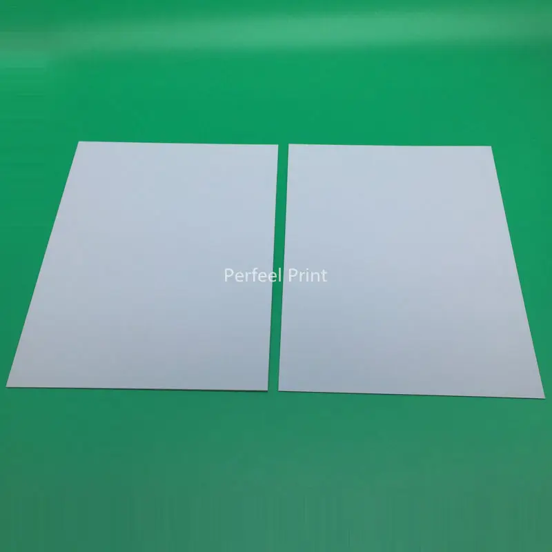 

2PCS/Lot Universal A4 Size Inkjet Both Side Printable Blank PVC ID Card No Chip For Epson Canon Printer