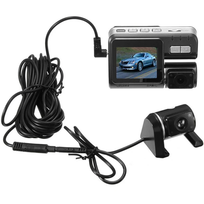 

HD Dual Lens 2" Car DVR Dash Cam Vehicle Rearview Camera Video Recorder G-Sensor