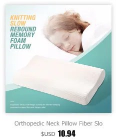 Оригинальная Подушка с эффектом памяти Ортопедическая подушка дорожная подушка для сна для шеи Подушка для беременных защита здоровья