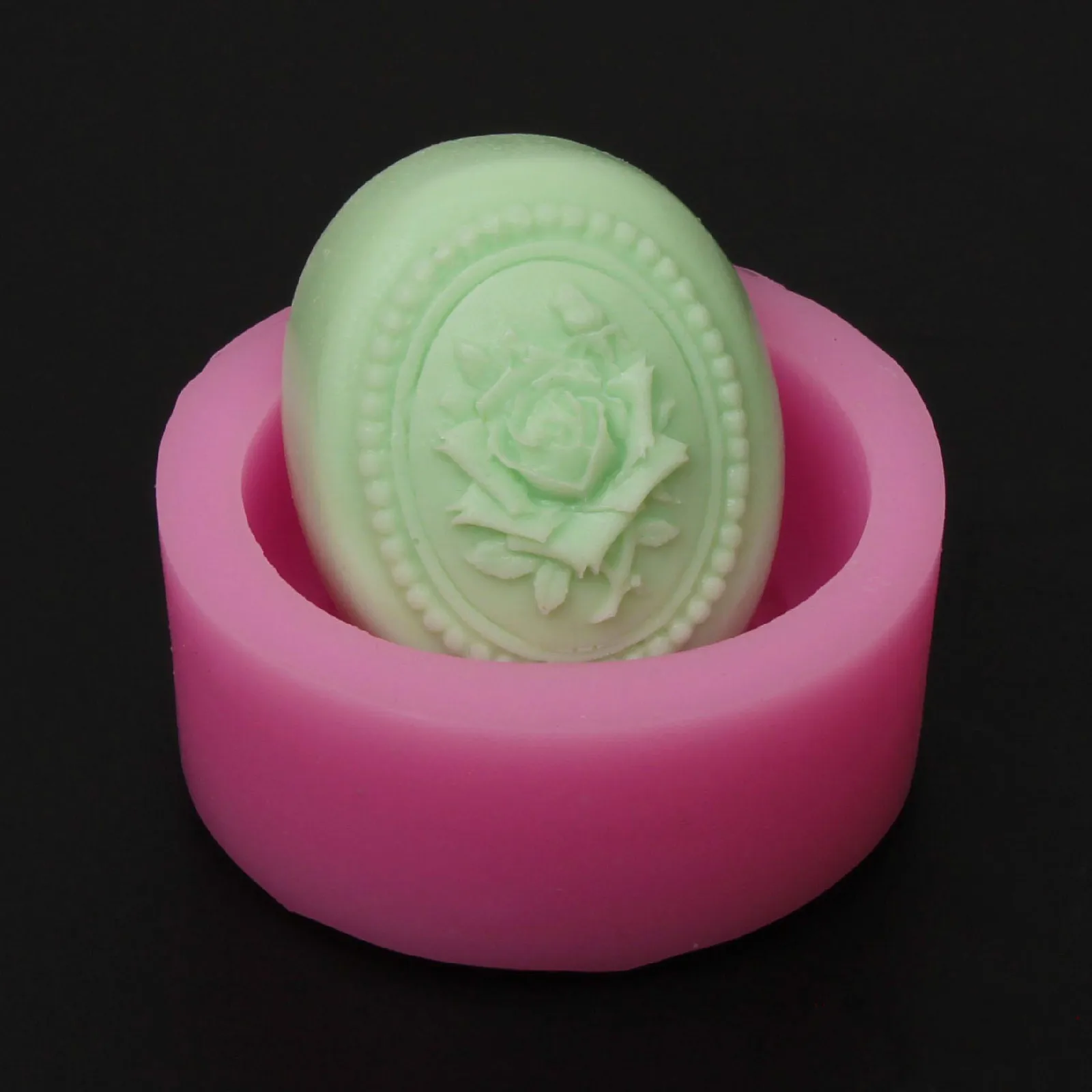 decorative cake rose silicone soap mold Hand Soap Making Silica Gel