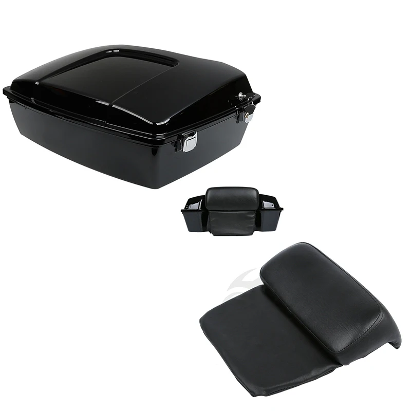 

Chopped Tour Pak Pack Trunk W/ Latch For Harley Road King Electra Glide 97-13