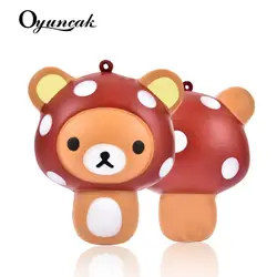 Oyuncak мягкий медведь гриб забава снятие стресса медленный рост оригинальные и забавные игрушки Squeeze развлечения шутки снятие стресса гаджет