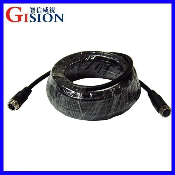 

20M 4 PIN Aviation Connector Video and Audio Cable,Professional Video Extend Aviation Cable for CCTV Camera/DVR