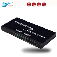 Версия 2,0 HDMI Коммутатор HDMI 4X1 Quad In and Out Hdmi аудио сплиттер HMDI2.0 HDCP2.2 Edition 4K 60HZ видео сплиттер