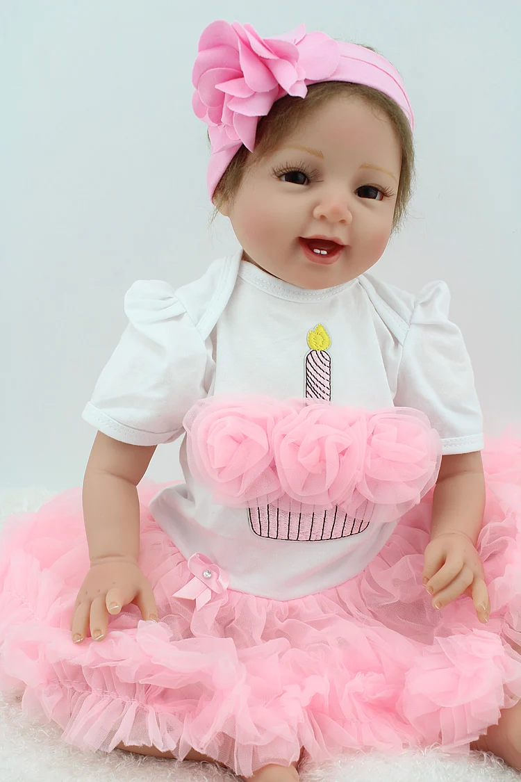 22" Baby Alive Gift For Girlfriend Silicone Lifelike Baby ...