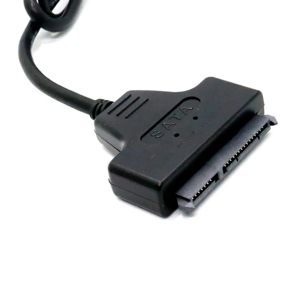 Высококачественный новый жесткий диск SATA 7 + 15 Pin 22 к USB 2 0 кабель адаптер с разъемом