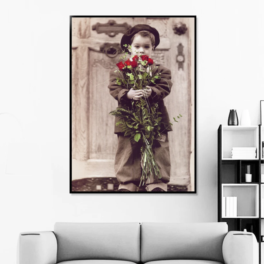 Boy-Girl-Romantic-Childhood-Wall-Art-Canvas-Painting-Nordic-Posters-And-Prints-Wall-Pictures-For-Living (2)