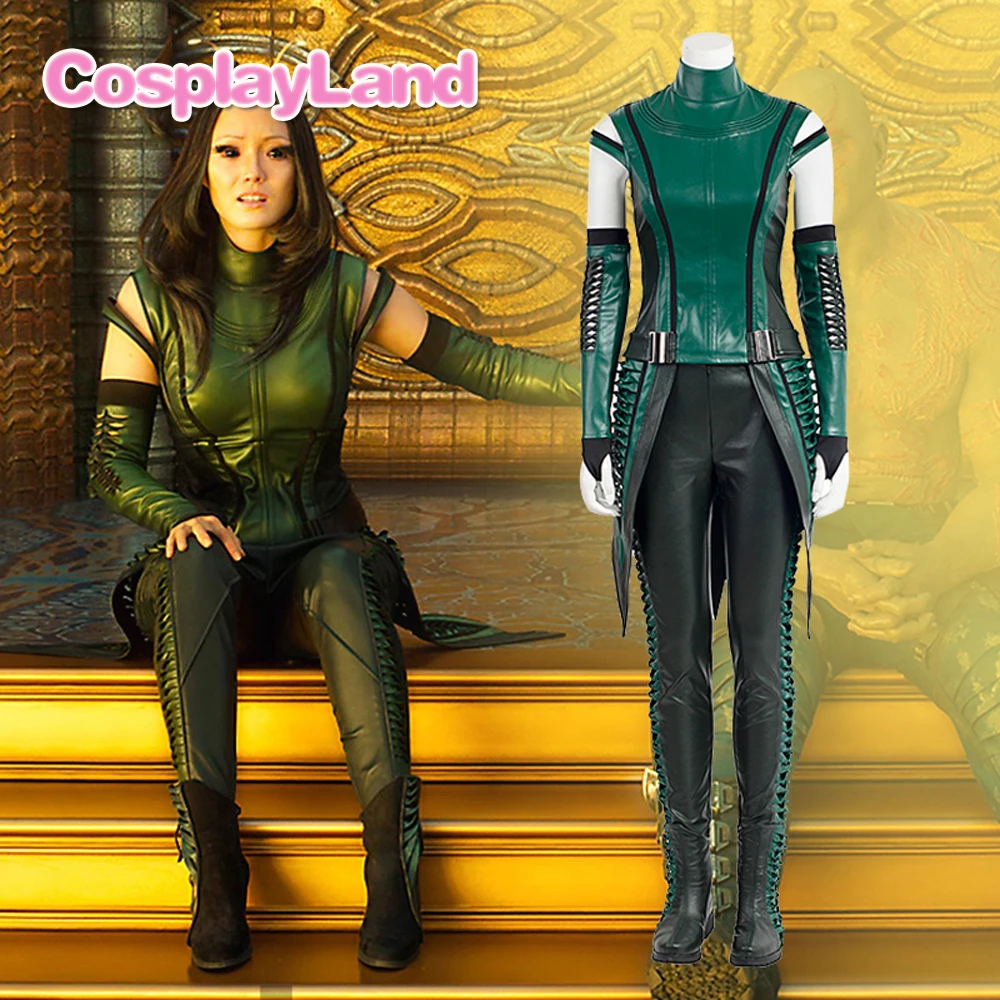 

Guardians of the Galaxy 2 Mantis Cosplay Costume Superhero Cosplay Halloween Costumes for Women Adult Mantis Costume Green Suit