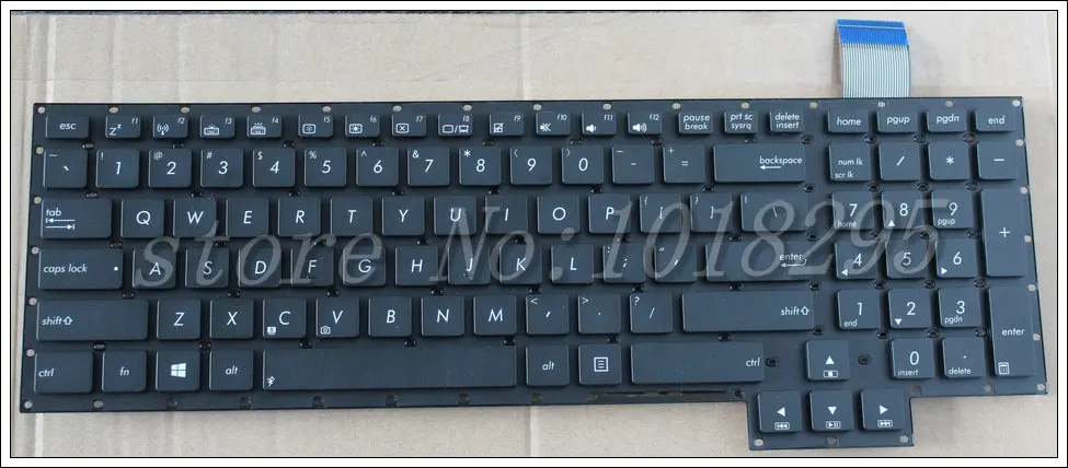 Английский клавиатура для Asus G750 G750JH G750JM G750JS G750JW G750JX G750JZ нам Клавиатура ноутбука
