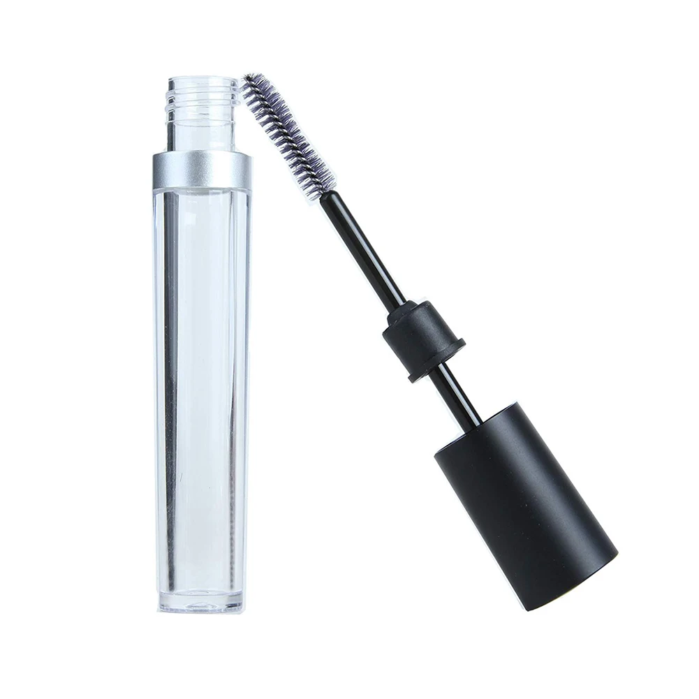 

1Pc 10Ml Empty Mascara Tube With Eyelash Wand Eyelash Growth Oil Container Reusable Empty Bottle Tube Container For Home And Tra