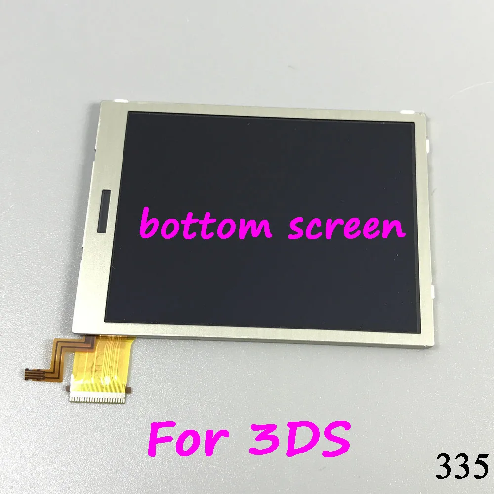 1 - 10 шт. для 3DS pantalla оригинальный нижний ЖК-экран дисплей Нижний Замена ЖК-экрана