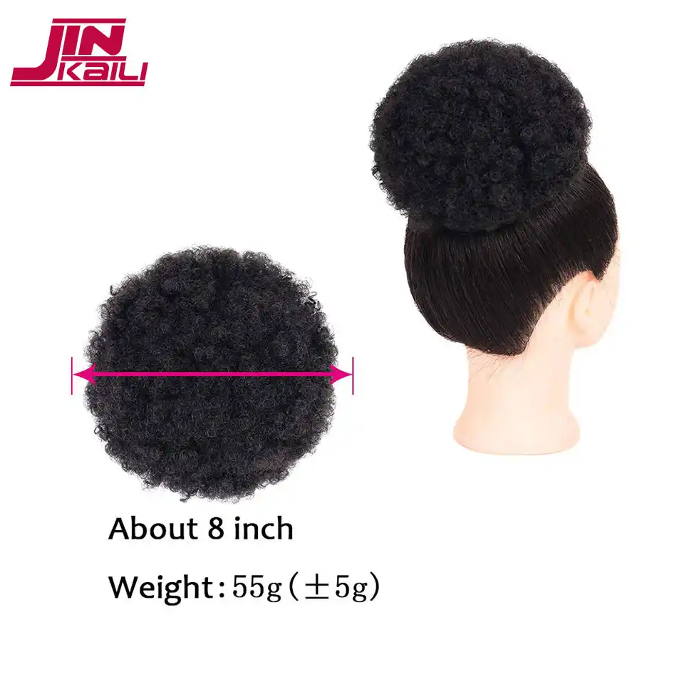 Jinkaili Afro Kudryavyj Parik S Vysokim Sloem Hvost Shnurok Korotkij Afro Kudryavyj Hvost Poni Klip Na Sinteticheskuyu Pricheska Gulka Volosy Dlya Narashivaniya Aliekspress