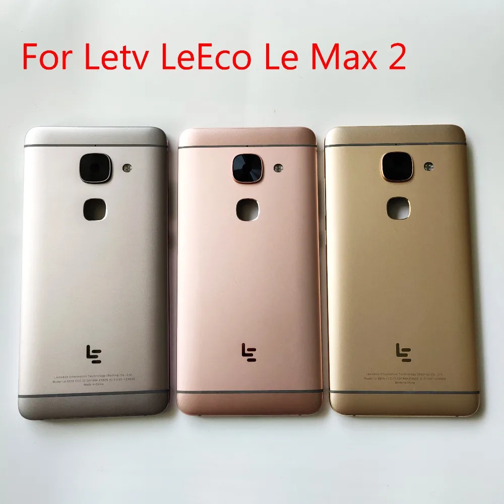 Розовое золото для Letv LeEco Le Max 2 Max2 X820 X821 X822 X823 X829 задняя Батарея крышка дверца батарейного Корпус чехол сзади Стекло запчасти