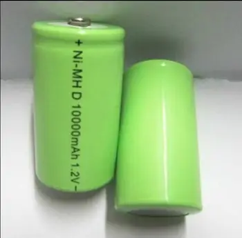 

10PCS Original Battery New 1.2V 10000mAh D Size Type 10Ah High Capacity NIMH Rechargeable Battery For all kinds of painting pens