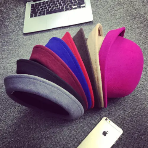 Женская винтажная шерстяная шляпа в стиле Дерби|fashion hat|hat fashionhat hat |