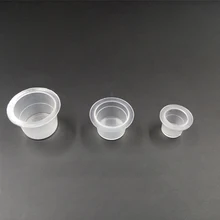 Многоразовые чашки татуировки 100 шт./200 шт. одноразовые чашки татуировки полупостоянные вспомогательные продукты