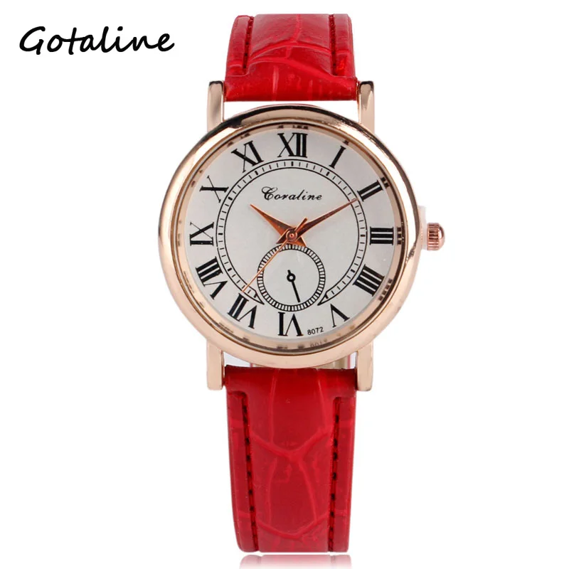 

New GOTALINE 2017 Women Watches Fashion Roman Numbers Quartz-watch Elegant Ladies Girl Stylish Dress Wristwatch Relogio Feminino