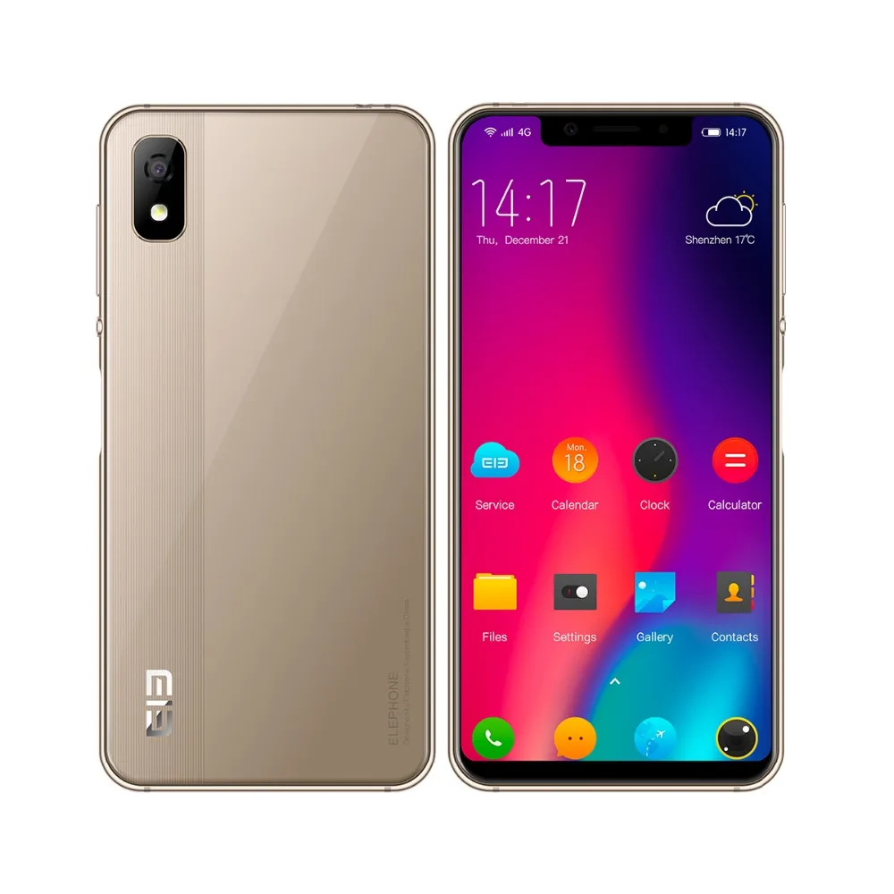 Elephone A4 Android 8 1 MT6739 4 ядра 5 85 &quot19:9 HD + полный Экран телефона 3 GB Оперативная память 16