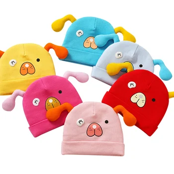 

Cartoon Warm Baby Boys Hat Thick Winter Comfortable Baby Beanie Newborn Photography Baby Girls Hat With Ears Baby Boys Clothing