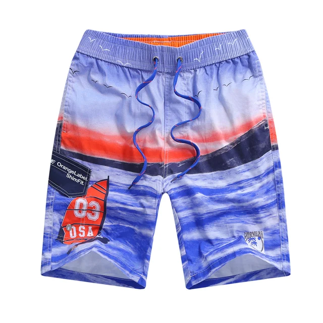 New Children Boys Shorts Beach Surf Swimwear Summer Quick Drying Kids Board Shorts Children BoardShorts Boys Short 1