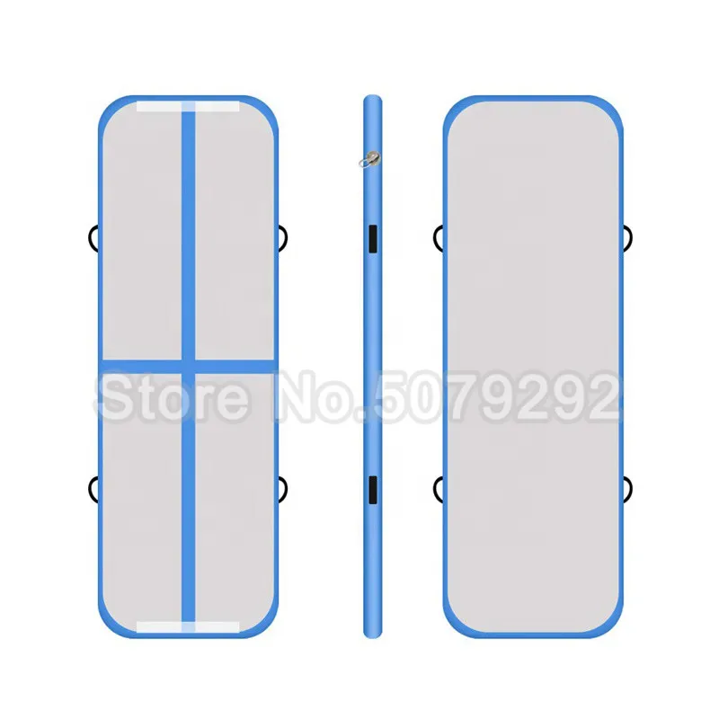 Дизайн надувной воздушный блок/воздушная доска для продажи 1*0,6*0,2 м Мини Размер надувной спортивный мат китайская фабрика мини Airtrack дешево - Color: blue